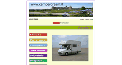 Desktop Screenshot of camperdream.it